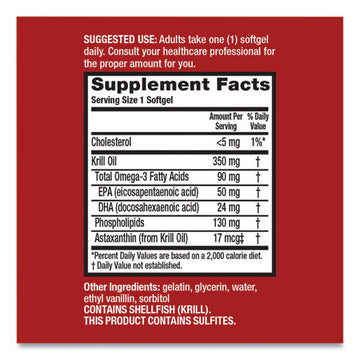 MegaRed® Omega-3 Krill Oil Softgel, 120-bottle freeshipping - TVN Wholesale